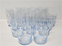 Libbey Glass Ice Blue Drinkware