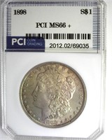1898 Morgan MS66+ LISTS $975