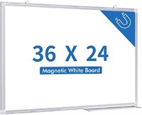Tripollo Magnetic Dry Erase Board, 36 X 24 Inches
