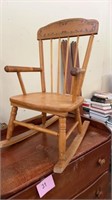 Small  Child’s Rocking Chair