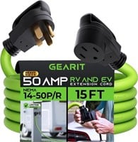 GearIT 50 Amp RV/EV Extension Cord (15 ft) 4-Prong