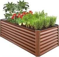 Best Choice 8x4x2ft Metal Raised Garden Bed