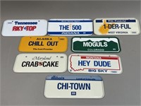 Lot of Novelty State License Plates