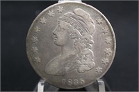 1835 Capped Bust Silver Half Dollar