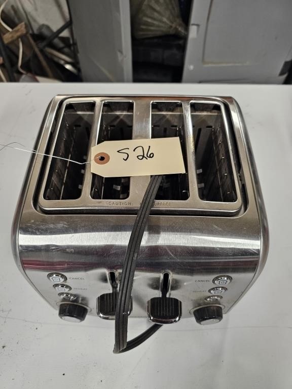 Toastmaster 4 slice toaster