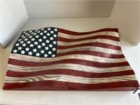 Custom Crafted Wooden American Flag!!