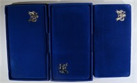 3 - 1986 STATUE of LIBERTY 2 coin SETS