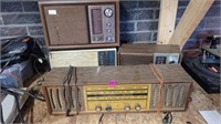 4 vintage radios electro-brand, admiral,