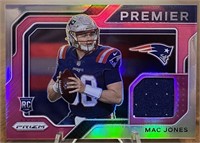 Mac Jones 2021 Prizm Pink Premier Patch RC