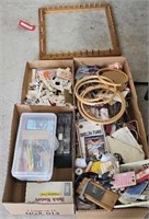 large lot of sewing & crafting supplies