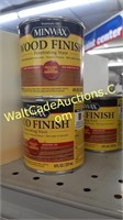 Minwax Stain - Gunstock lot of 3 - 8oz Cans