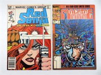 (2) VINTAGE 1980's MARVEL COMIC #1's