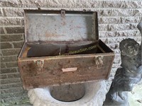 Craftsman tool box with some old tools