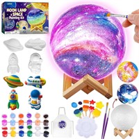 NEW Kids Paint Your Own Moon Lamp Kit