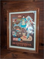 Lyn Bicentennial Framed Poster