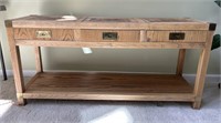 Wooden Side table with 1 Drawer