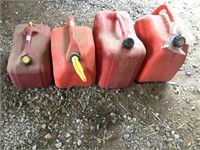 Gas Cans - Lot 0f 4