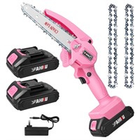 WFF8589  YAHHU Mini Chainsaw 6 inch Pink
