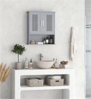 kleankin Wall Mounted Bathroom Storage Cabinet
