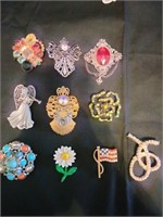 10 Pins/Broaches