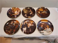 Rockwell's Light Campaign Collector Plates 1-6