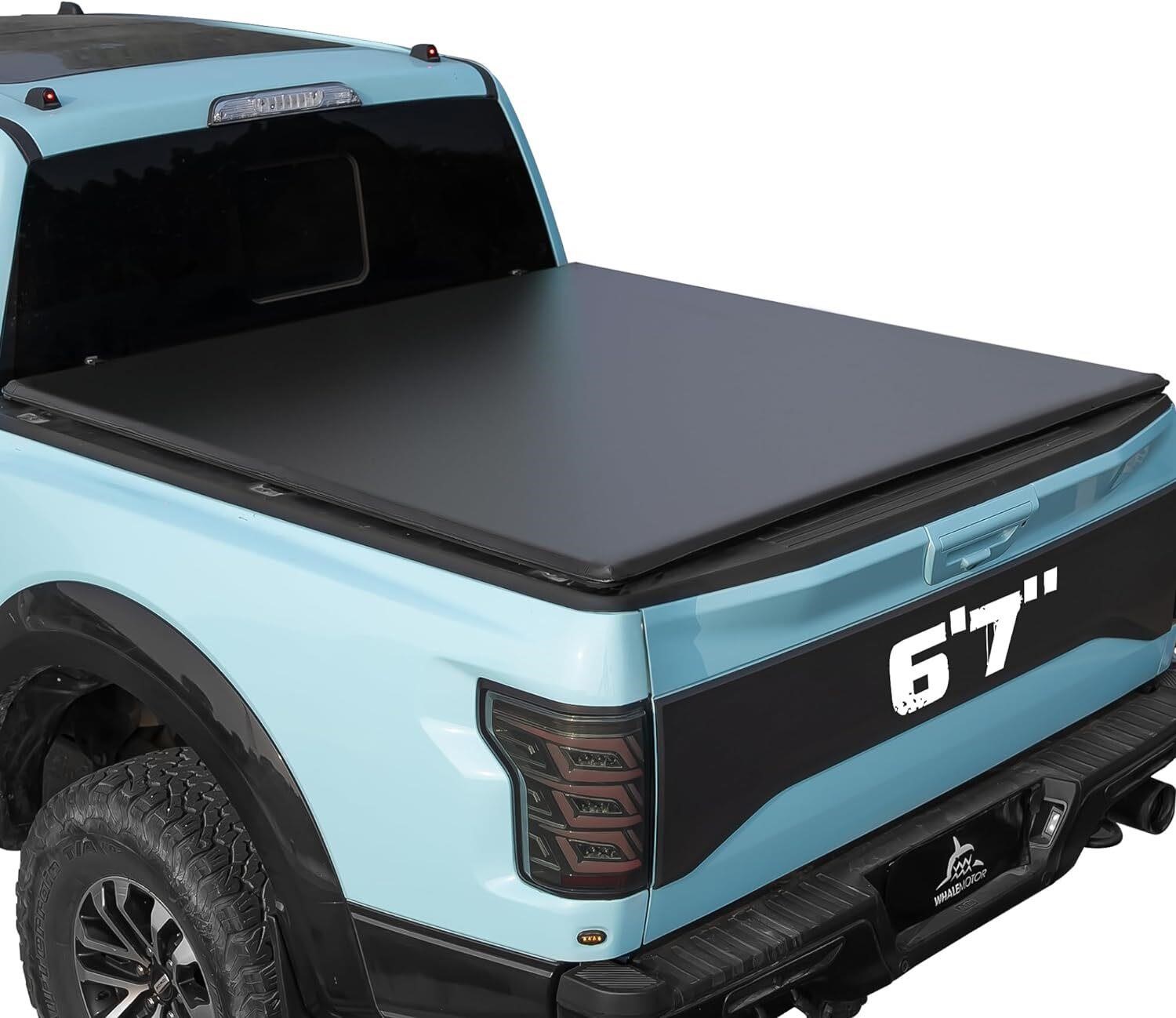 Truck Bed Tonneau Cover 6.6 ft for Silverado