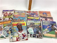 Sports card trading magazines early 1990s issues