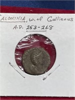 Ancient coin Saloninia w.of Gallienus AD 253-268