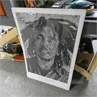 Bob Marley Photomosiac Print