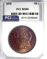 1879 Morgan MS66 LISTS $2000
