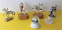 Carousel Horses & Lefton Figurine