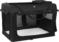 X-ZONE PET 3-Door Soft Dog Crate 28-Inch