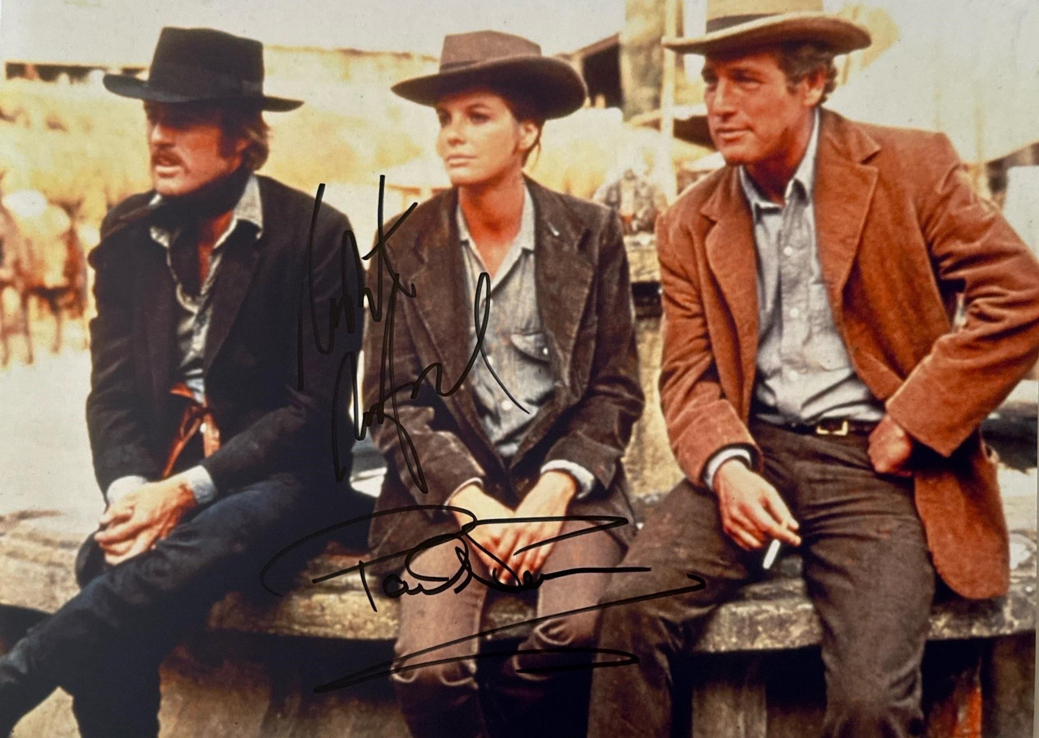 Autograph COA Butch Cassidy Sundance Kid Photo