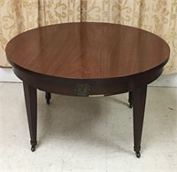 Vintage Mahogany Table on Casters