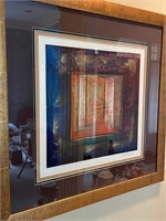 Kati Roberts signed and framed art. Foyer