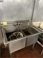 SS 2 COMPARTMENT SINK