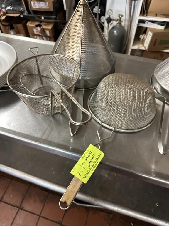 ASSORTED STRAINERS