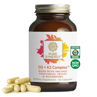 PURE SYNERGY D3 + K2 Complex | Vegan Vitamin D3 K2