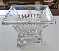 Shannon Crystal bowl, 9" x 6"T, no chips found