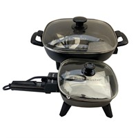 2 Electric Skillets