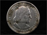 Silver US Colombian Half Dollar 1893