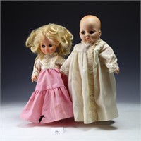 Vintage Madame Alexander Baby Doll and another vin