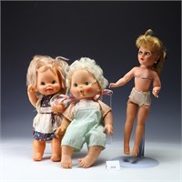 Three Vintage Dolls