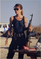 Terminator Linda Hamilton Autograph  Photo