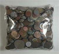 10 pound bag of Foreign coins