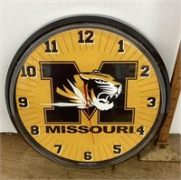 Missouri Tigers clock