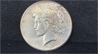 1927 Peace Silver Dollar