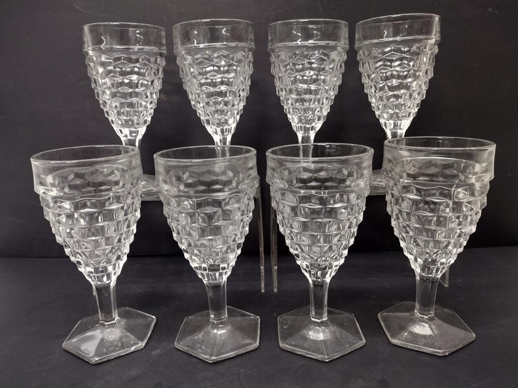 Fostoria Cubist Wine Glasses