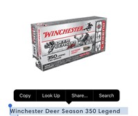 Winchester Deer Season 350 Legend 150gr XP