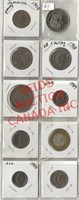 SET OF 10 FOREIGN COINS